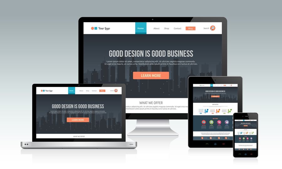 Aplicación web responsive en computador, tablet y móvil